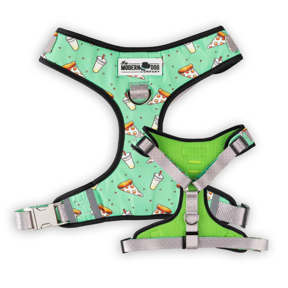 The Midnight Slice — Pizza Party Dog Harness