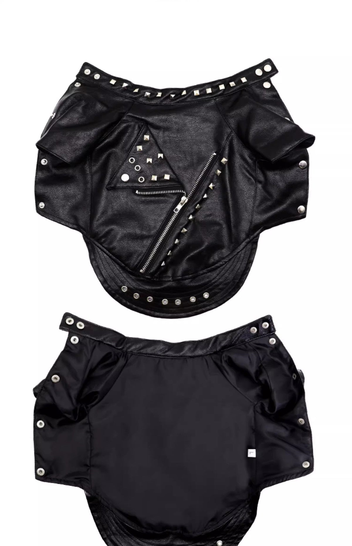 The Midnight Rebel — Studded Dog Jacket