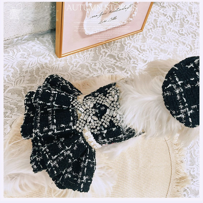 The Midnight Socialite — Tweed Dress & Hat
