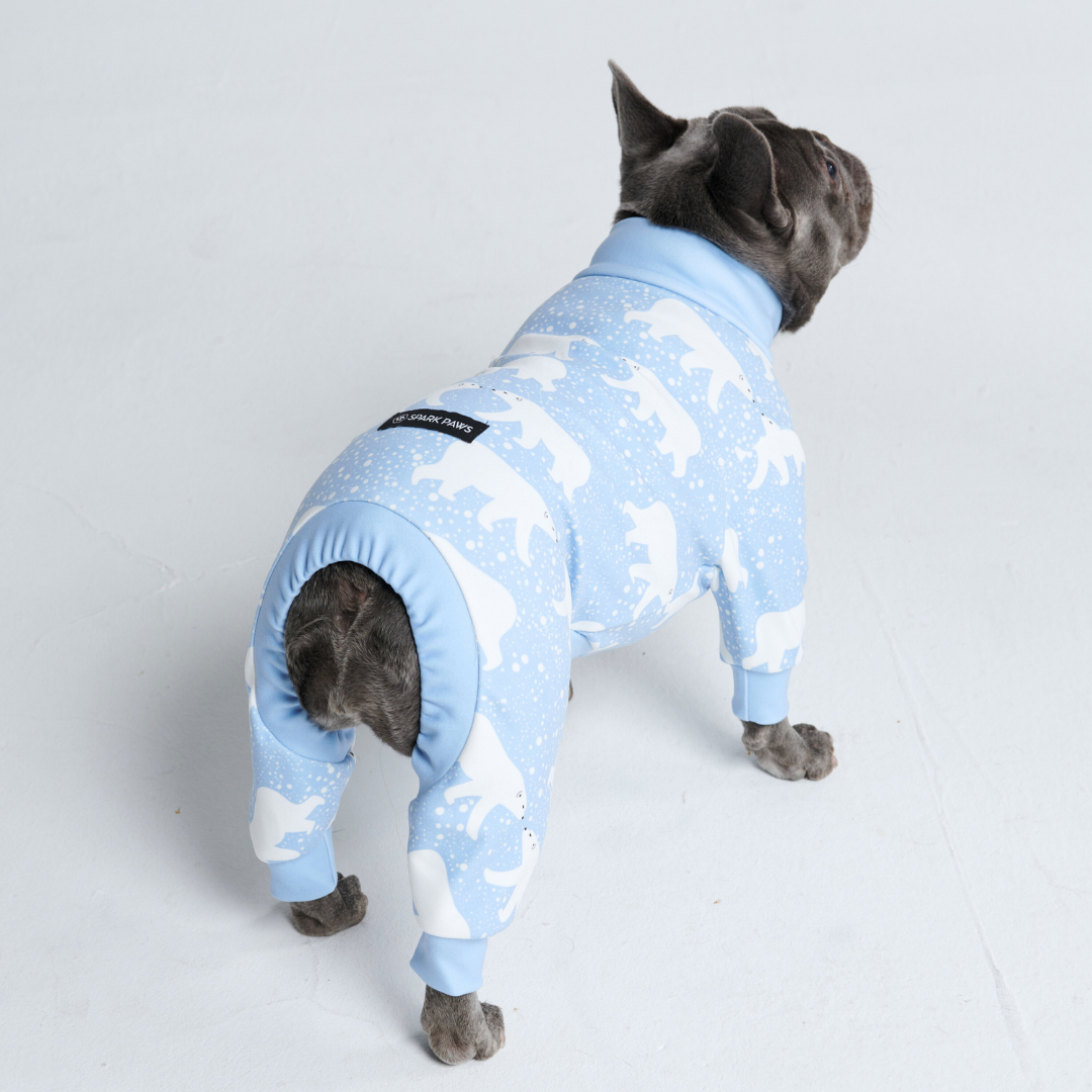Snowy Polar Bear Dog Pajamas