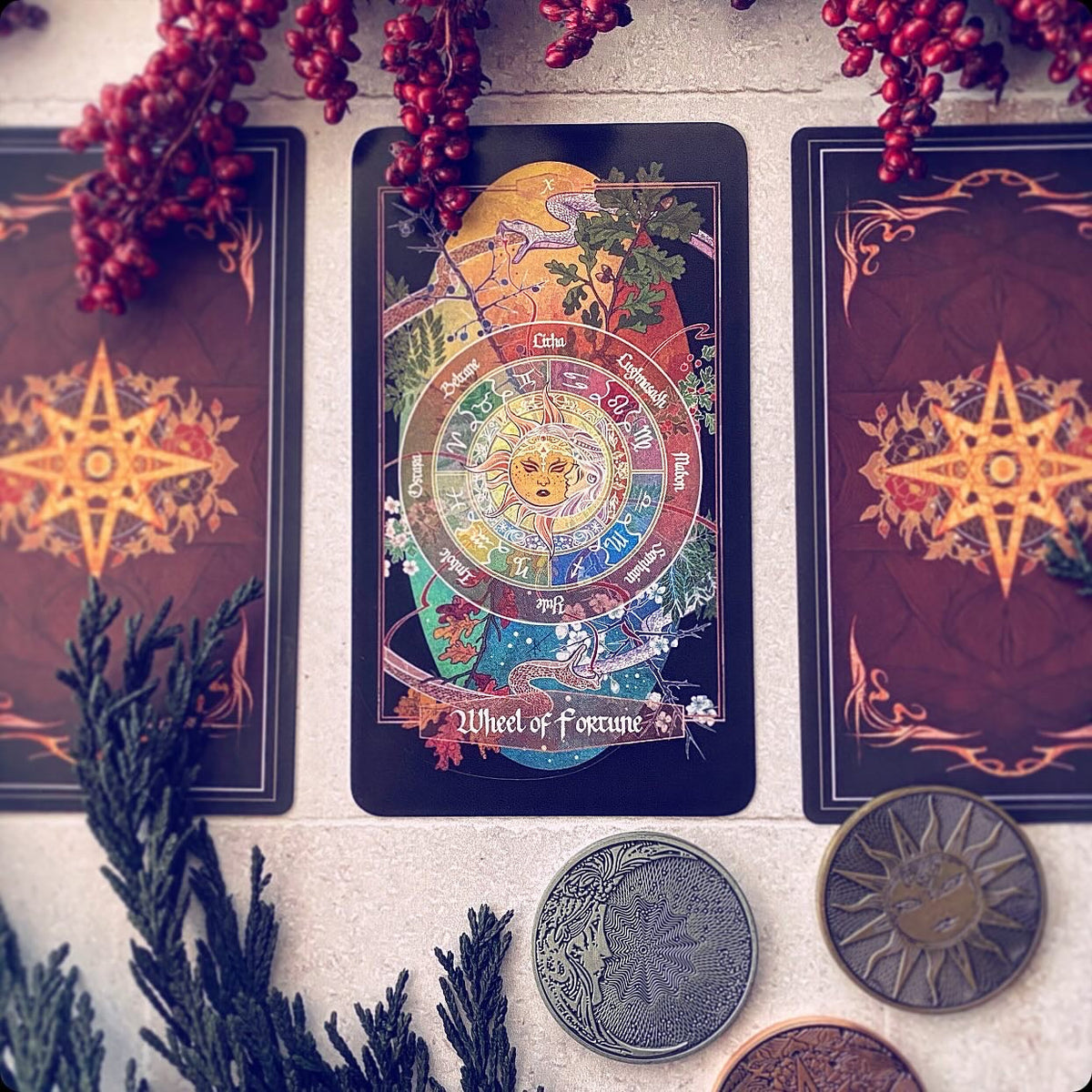 Children of Ostara — Limited Gold Tarot & Book Set