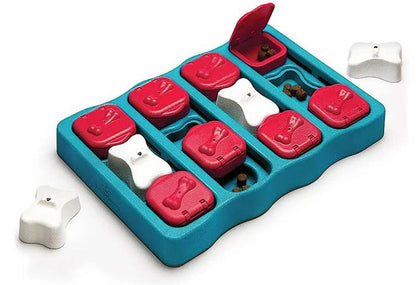 Nina Ottosson Dog Brick Treat Puzzle — Blue