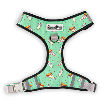 The Midnight Slice — Pizza Party Dog Harness