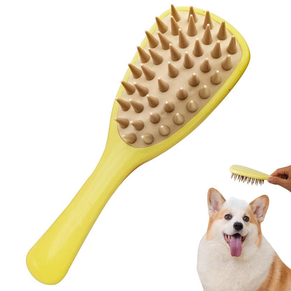 Silicone Pet Shampoo Brush with Handle