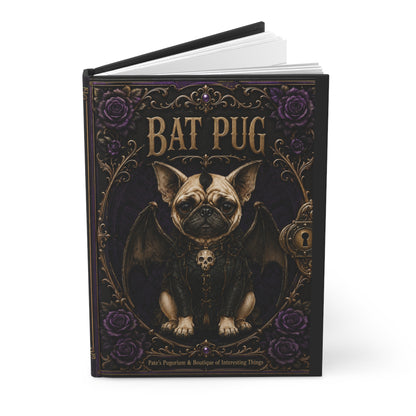 Bat Pug — Winged Gothic Hardcover Journal
