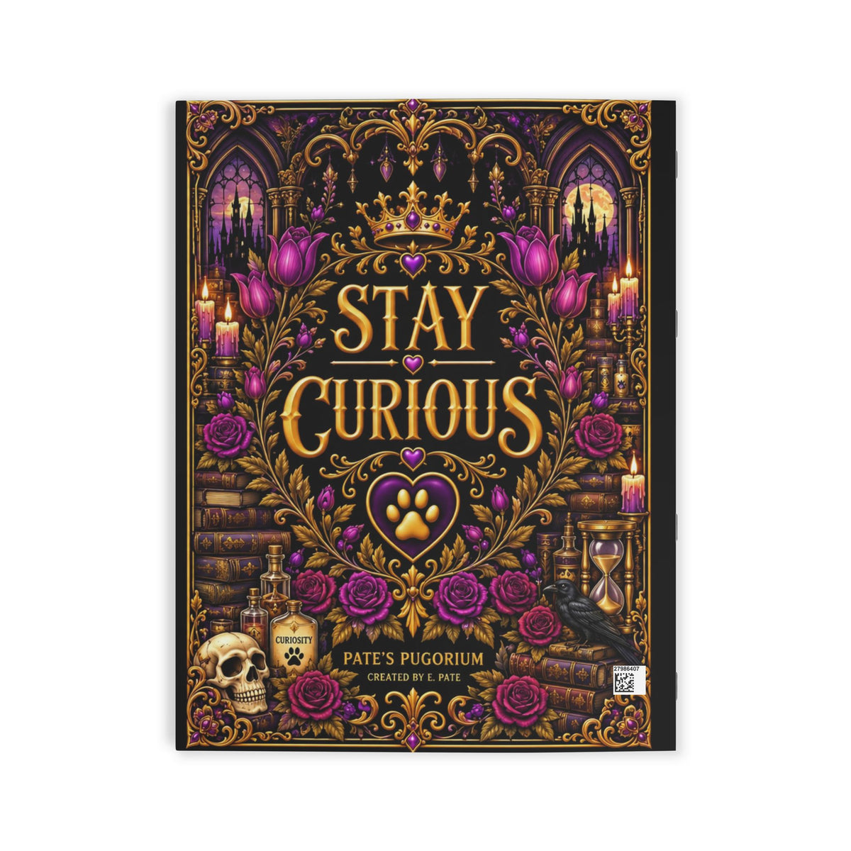 Pate's Pugorium Coloring Book – Gothic Pug Spellbook for Adults & Kids