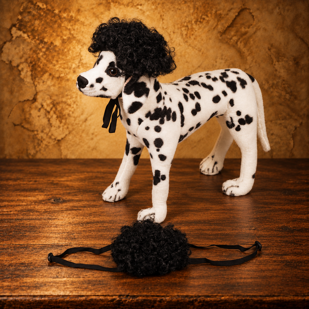 Pet Party Wig — antique display