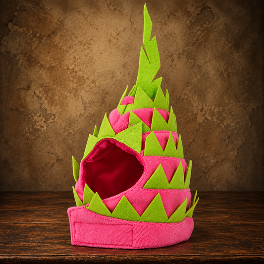 Dragon Fruit Pet Costume Hat — antique display