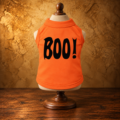 Boo! Pet Shirt — antique display