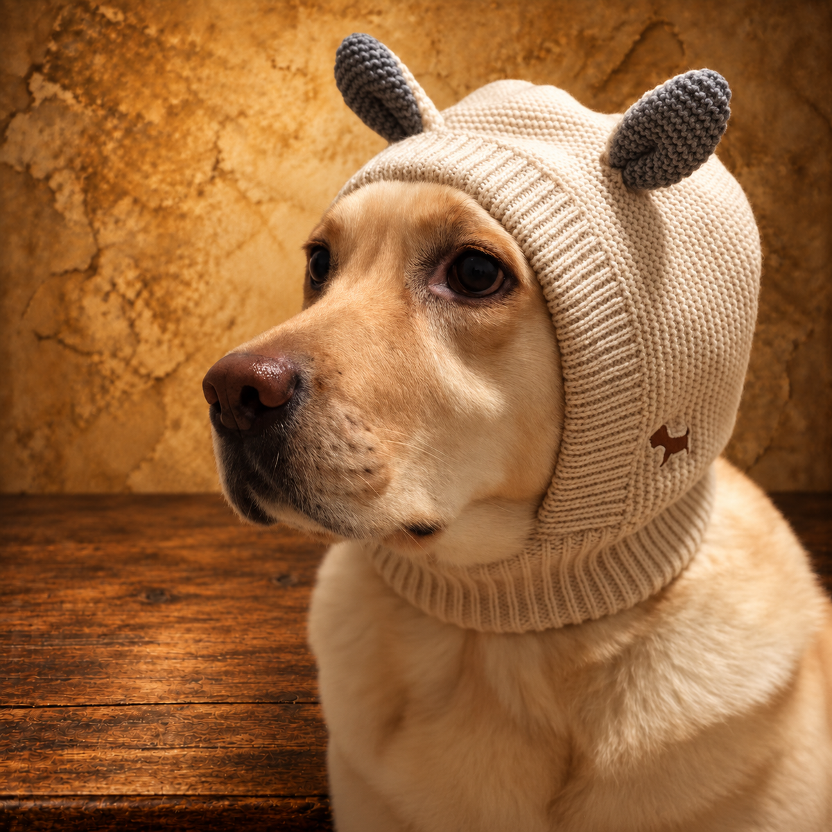 Rabbit Ear Dog Hat — antique display