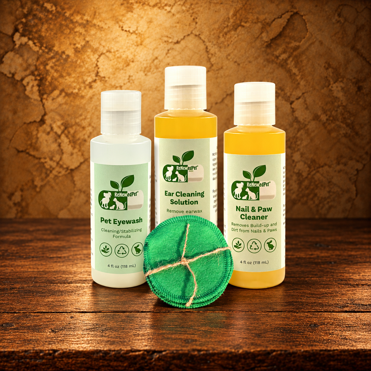ReNewedPet Ear, Nail & Eyewash Kit — antique display