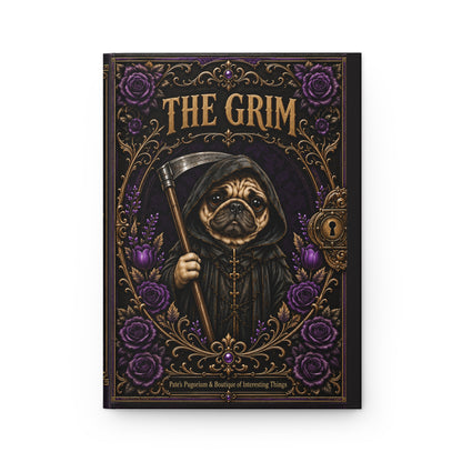 The Grim — Gothic Pug Hardcover Journal