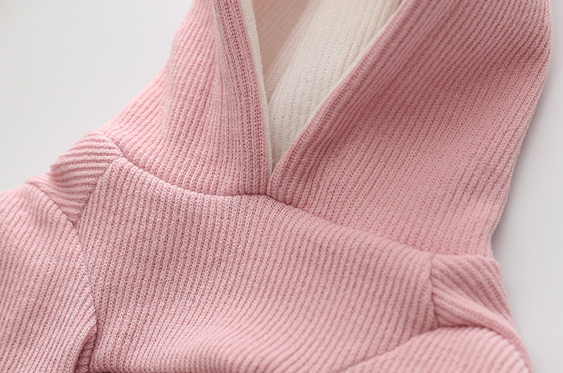 Rabbit Ear Knitted Dog Sweater
