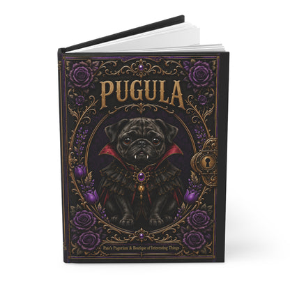 Pugula — Vampire Pug Hardcover Journal