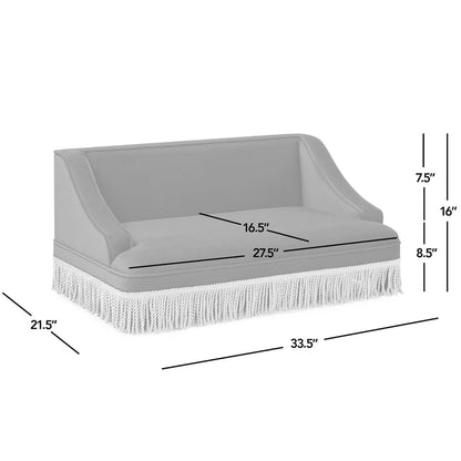 The Duchess — Fringed Pet Sofa