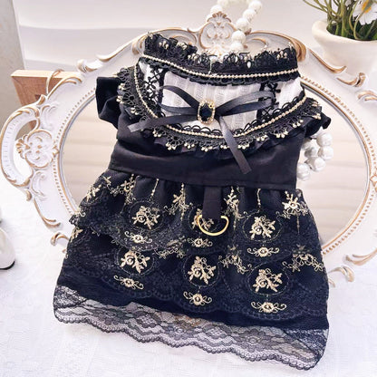 Gothic Gold Pet Dress