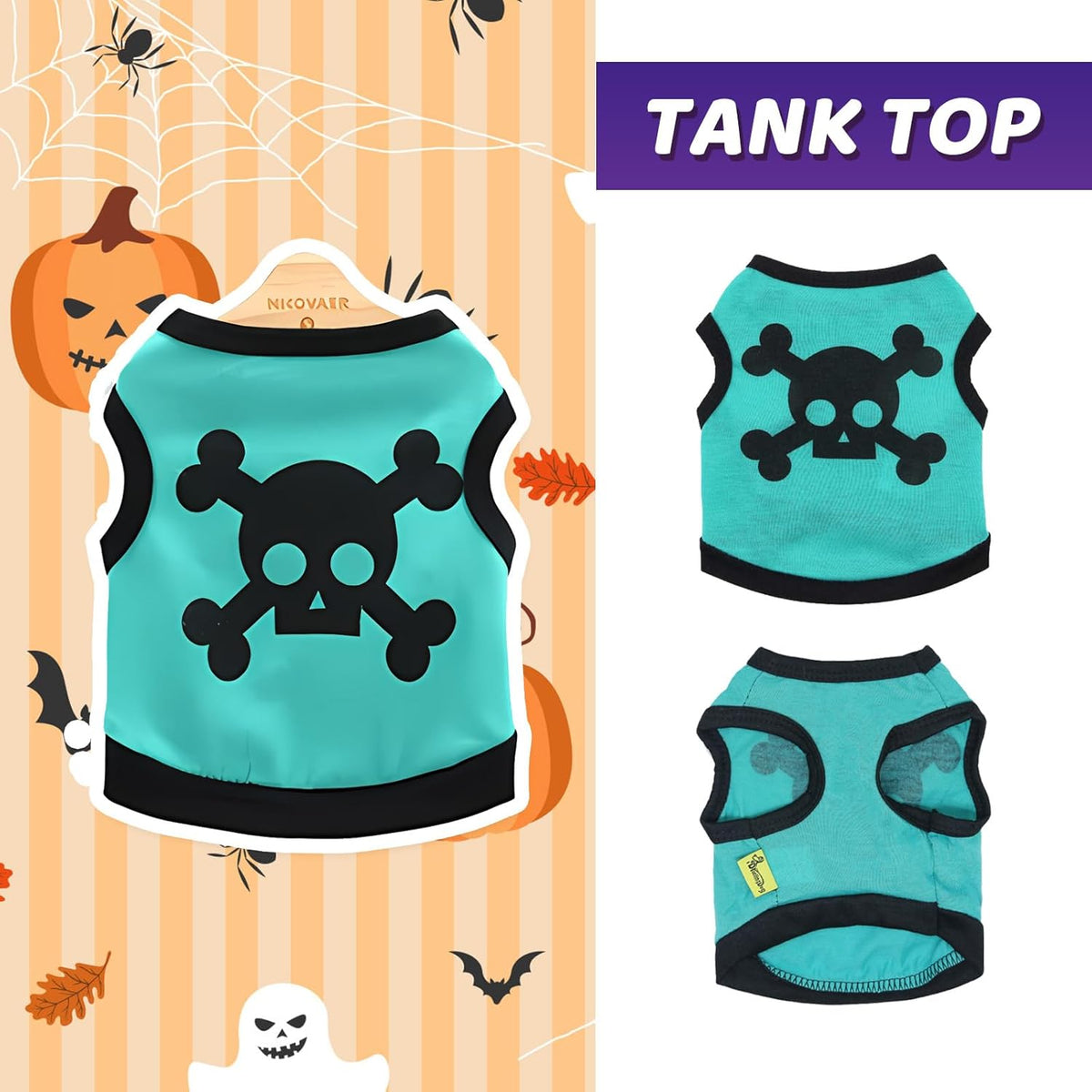 Skull & Bones Pet Costume Tank