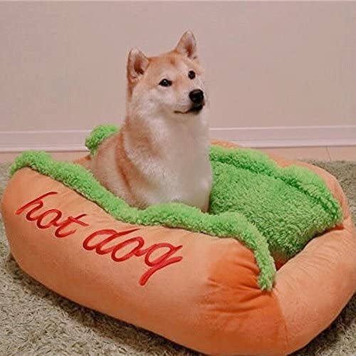 The Frankfurter Fainting Couch — Hot Dog Pet Bed