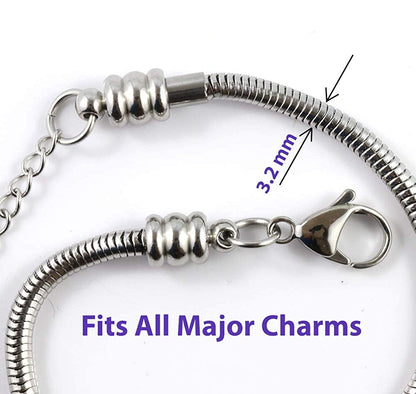 The Pug Devotion Charm Bracelet