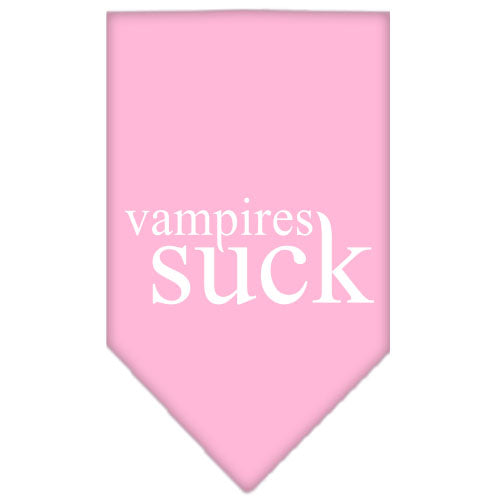 Vampires Suck Pet Bandana