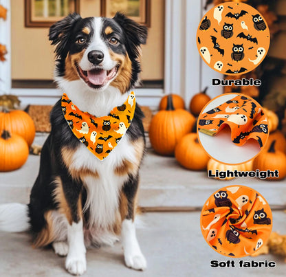 Raisingwell Halloween Dog Bandana — Large