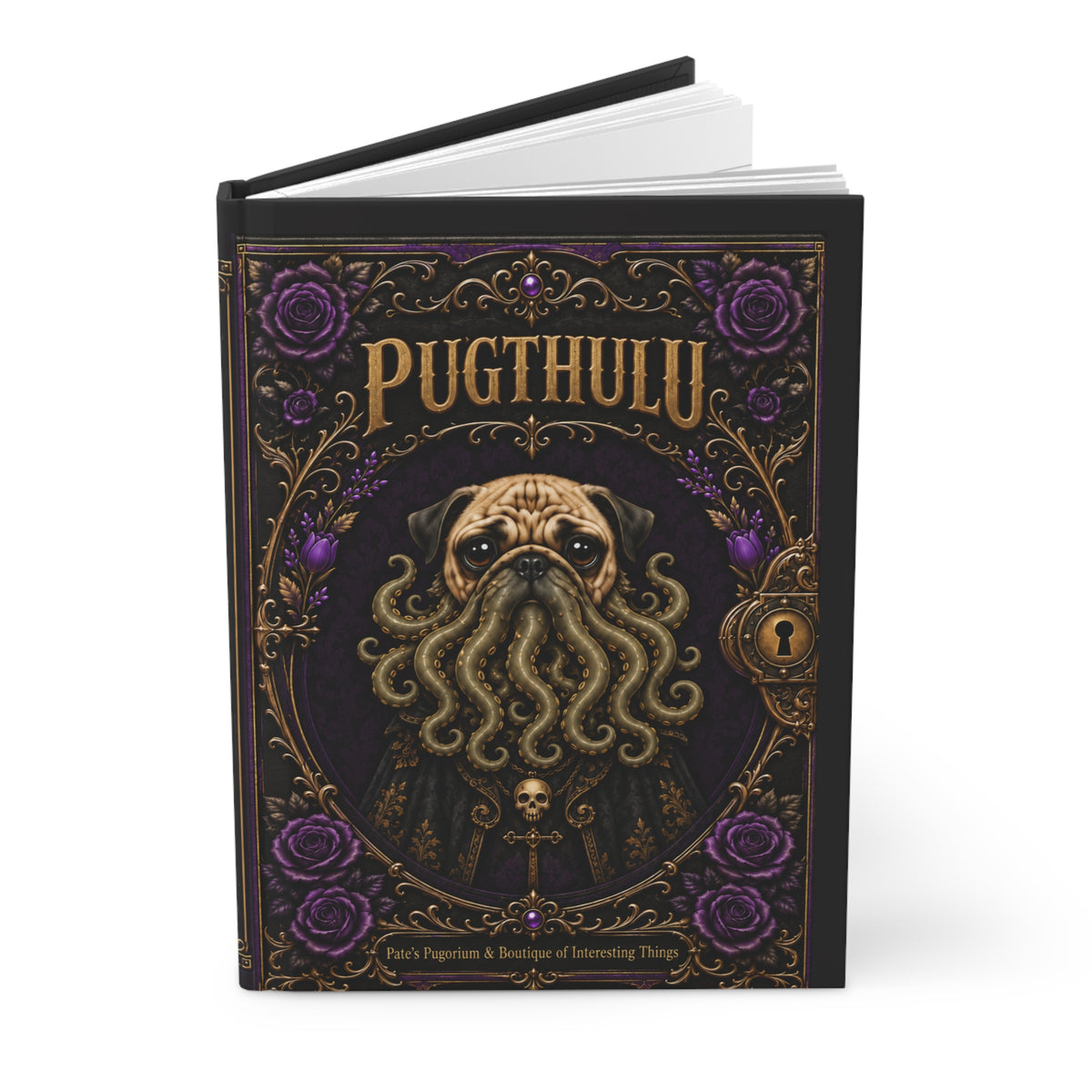 Pugthulu — Cosmic Horror Pug Hardcover Journal