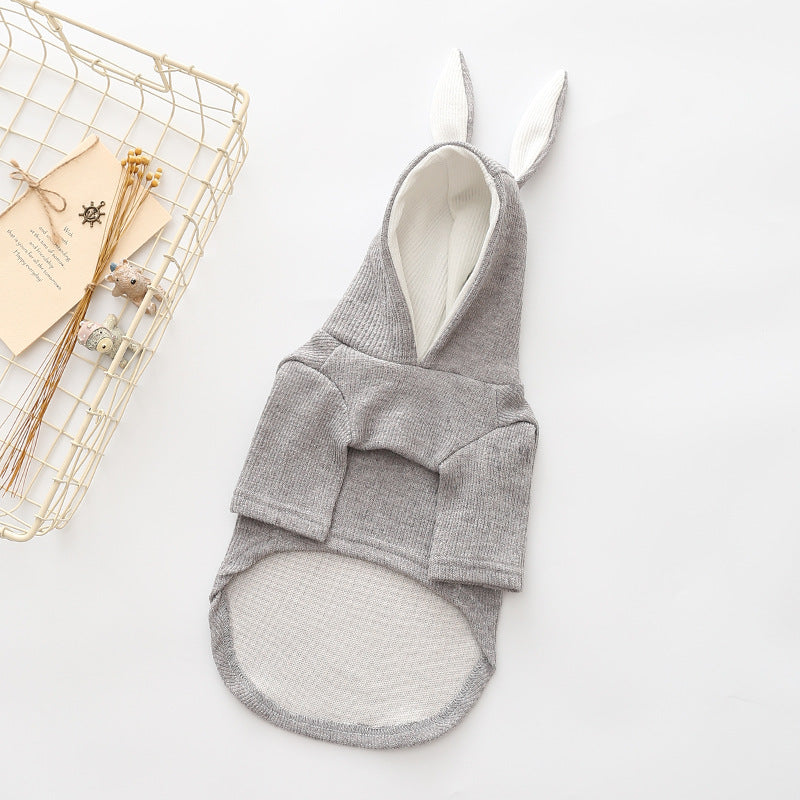 Rabbit Ear Knitted Dog Sweater