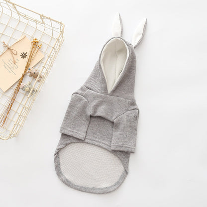 Rabbit Ear Knitted Dog Sweater