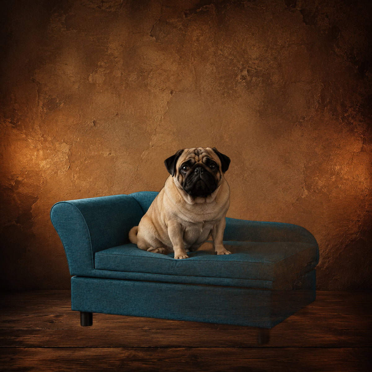 The Modern Drawing-Room Divan on an antique Pate’s Pugorium backdrop