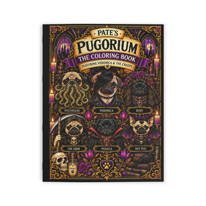 Pate's Pugorium Coloring Book – Gothic Pug Spellbook for Adults & Kids