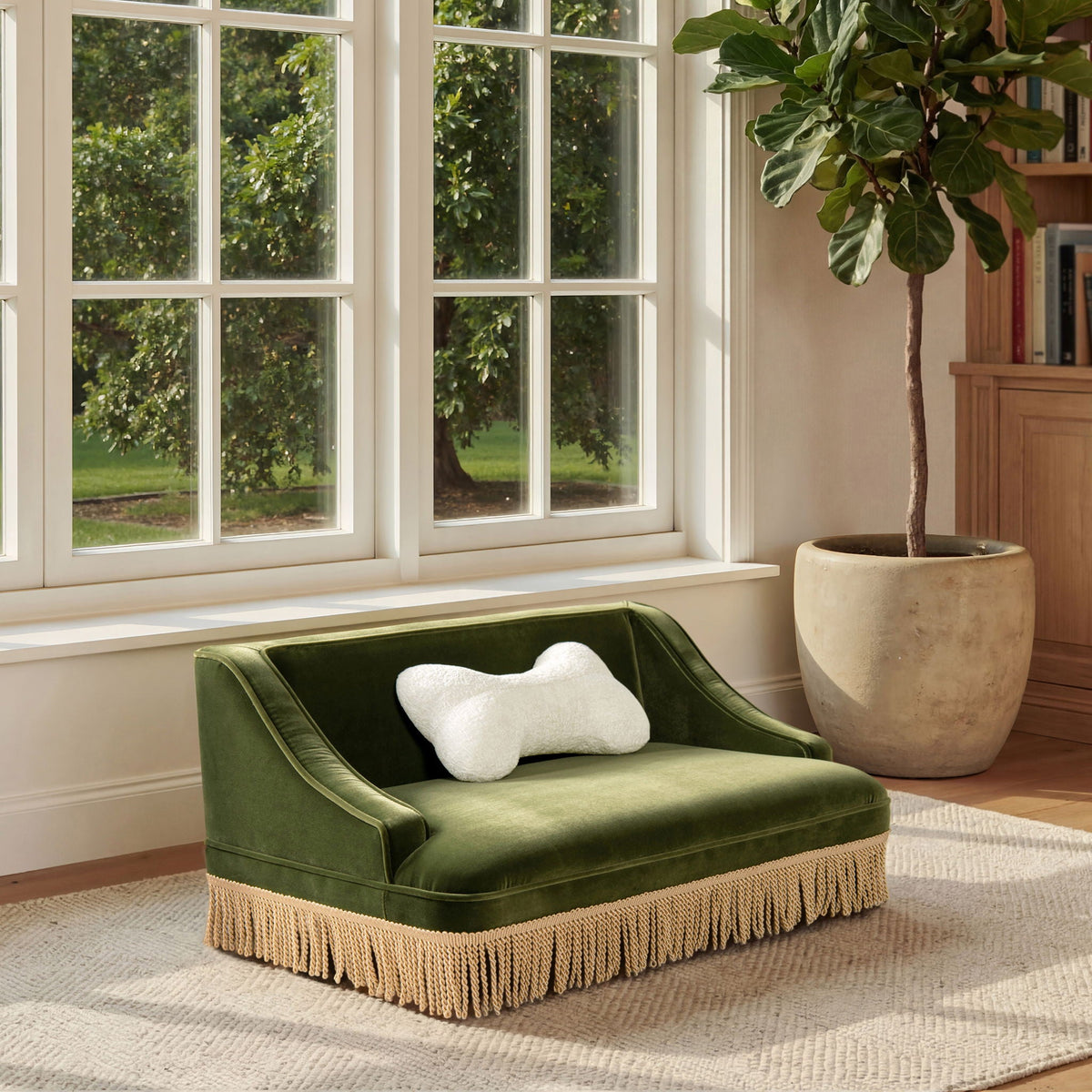 The Duchess — Fringed Pet Sofa