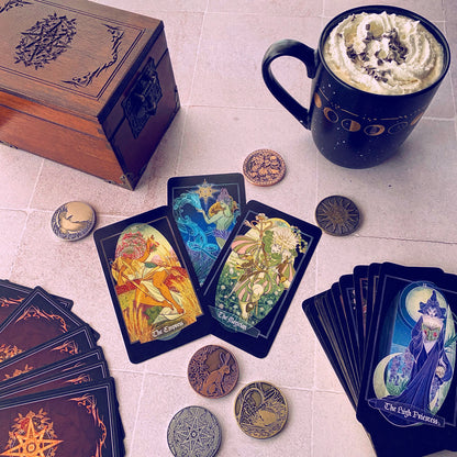 Children of Ostara — Limited Gold Tarot & Book Set