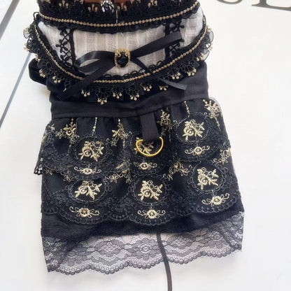 Gothic Gold Pet Dress