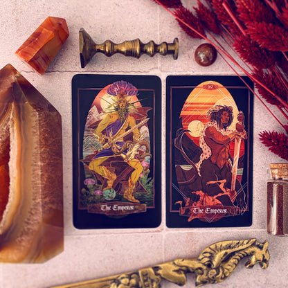 Children of Ostara — Limited Gold Tarot & Book Set