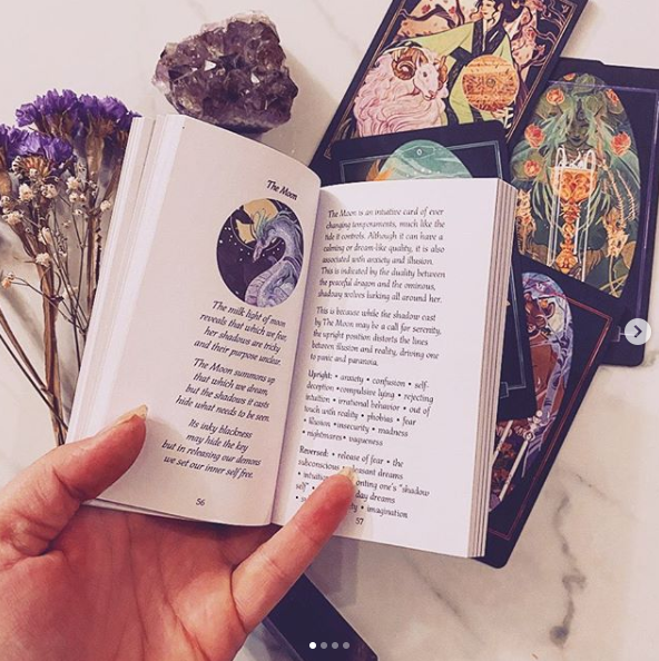 Children of Litha — Black Tarot & Book Set