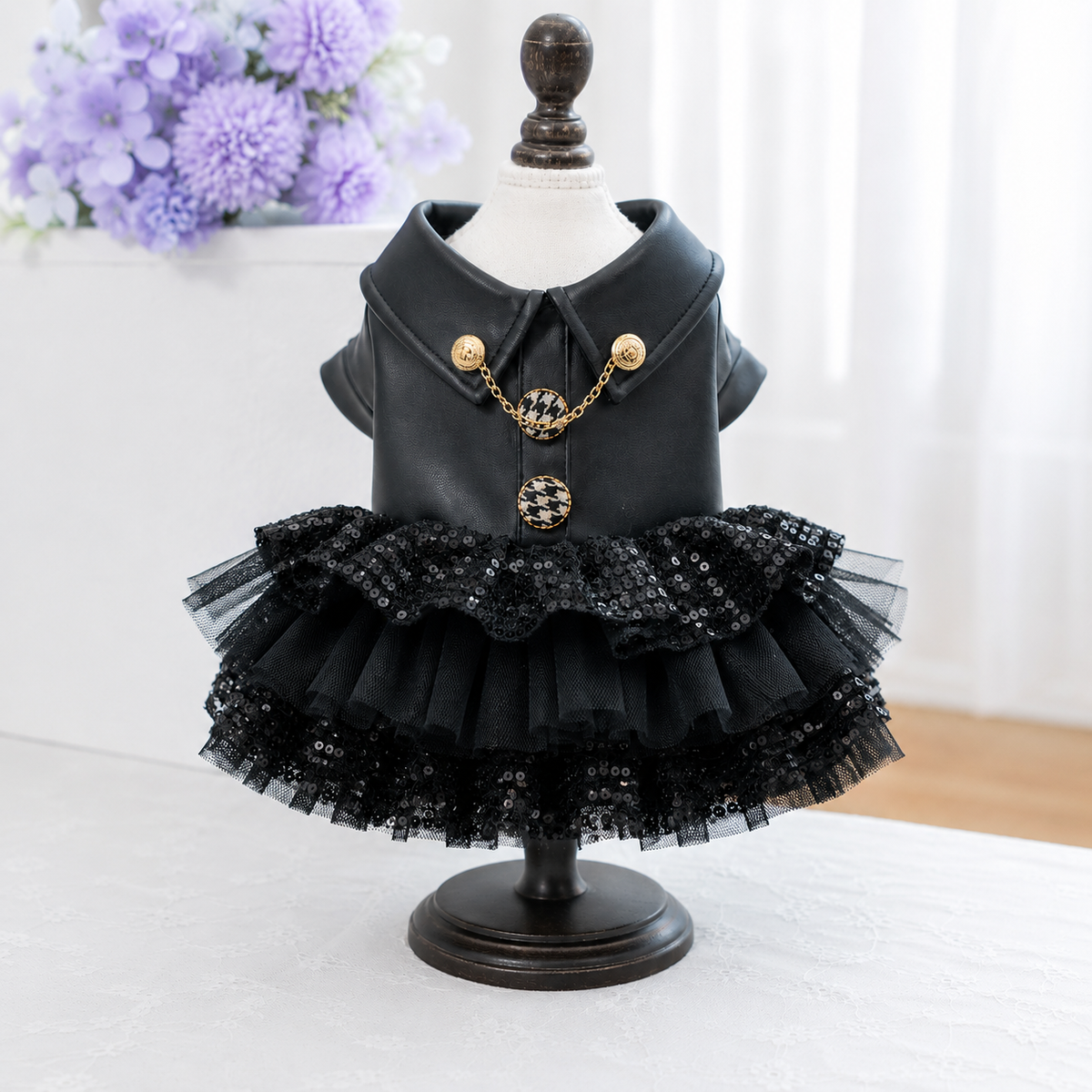 The Rebel Heiress — Sequin Tutu Dog Dress