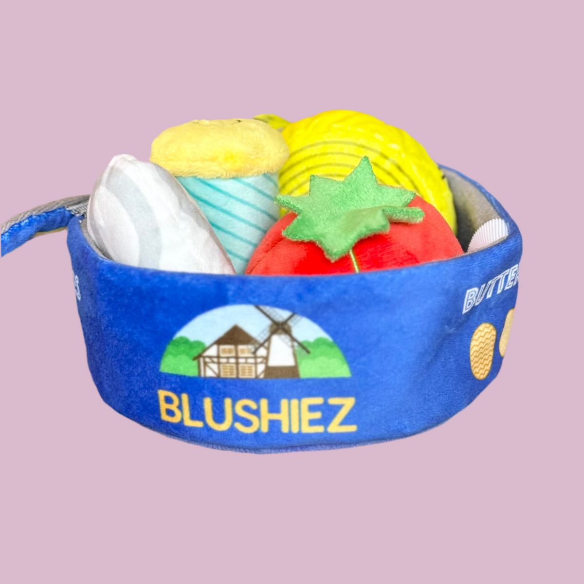 Grandmother's Forbidden Sewing Tin — 5-Piece Crinkle Toy