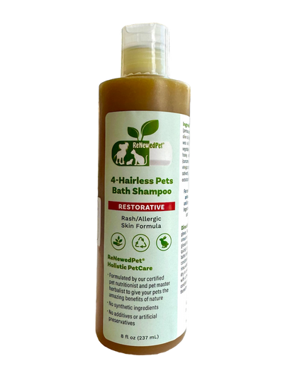 ReNewedPet 4-Hairless Pets Restorative Bath Shampoo