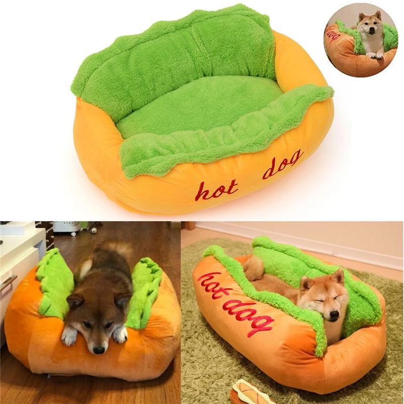 The Frankfurter Fainting Couch — Hot Dog Pet Bed
