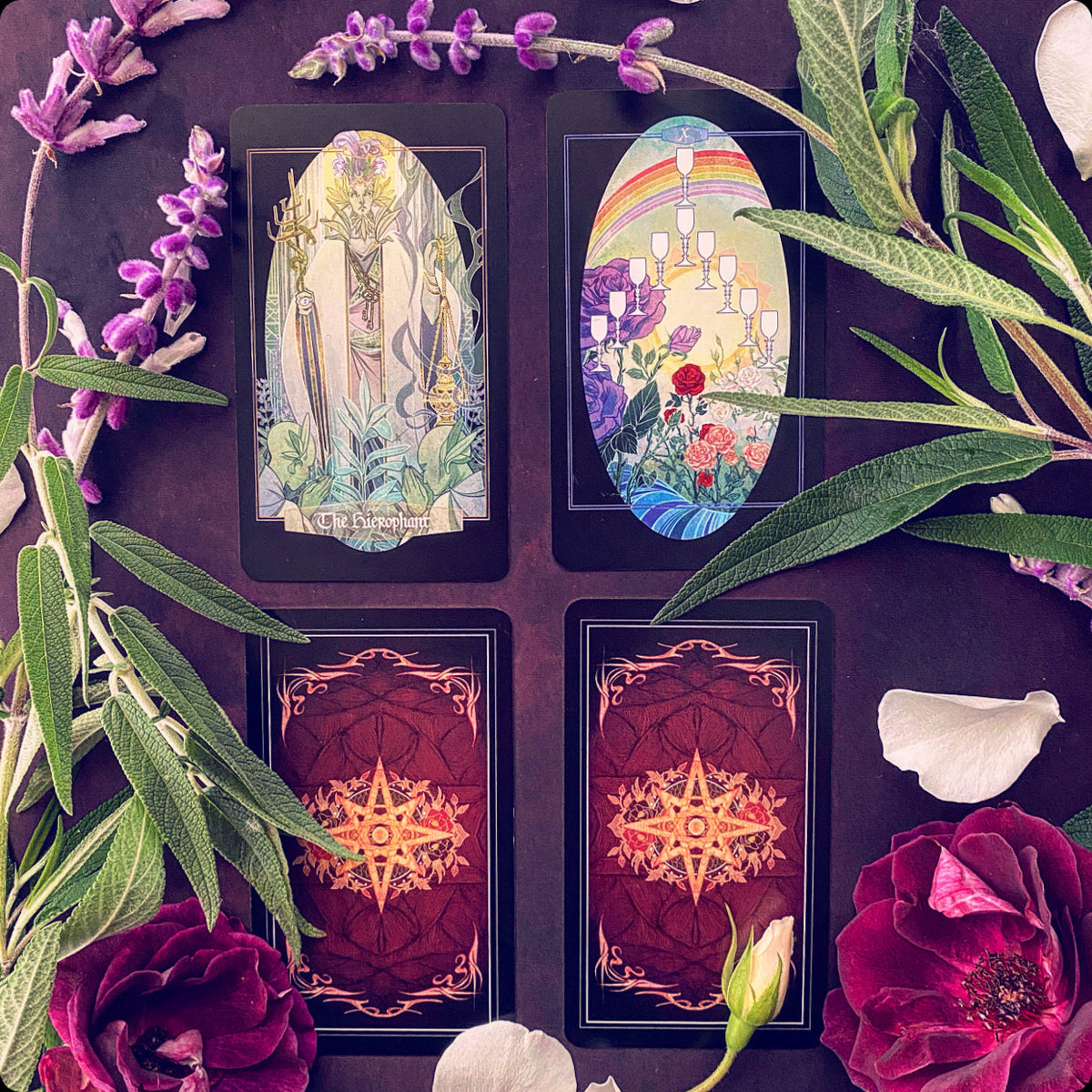 Children of Ostara — Limited Gold Tarot & Book Set