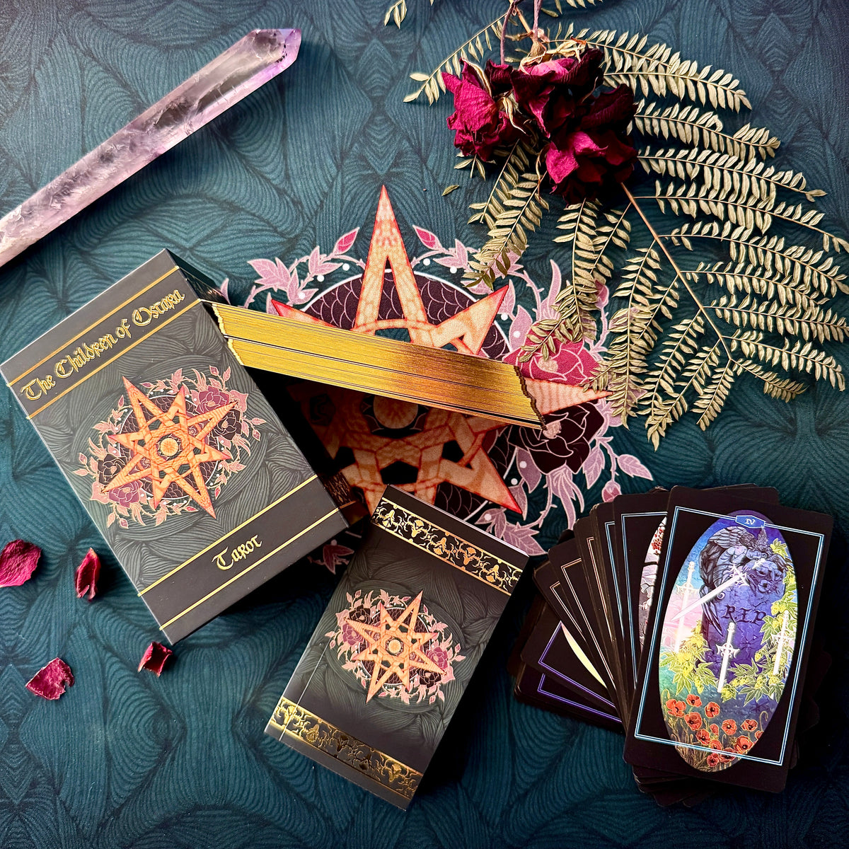 Children of Ostara — Limited Gold Tarot & Book Set