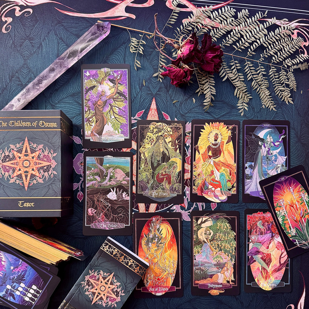 Children of Ostara — Limited Gold Tarot & Book Set