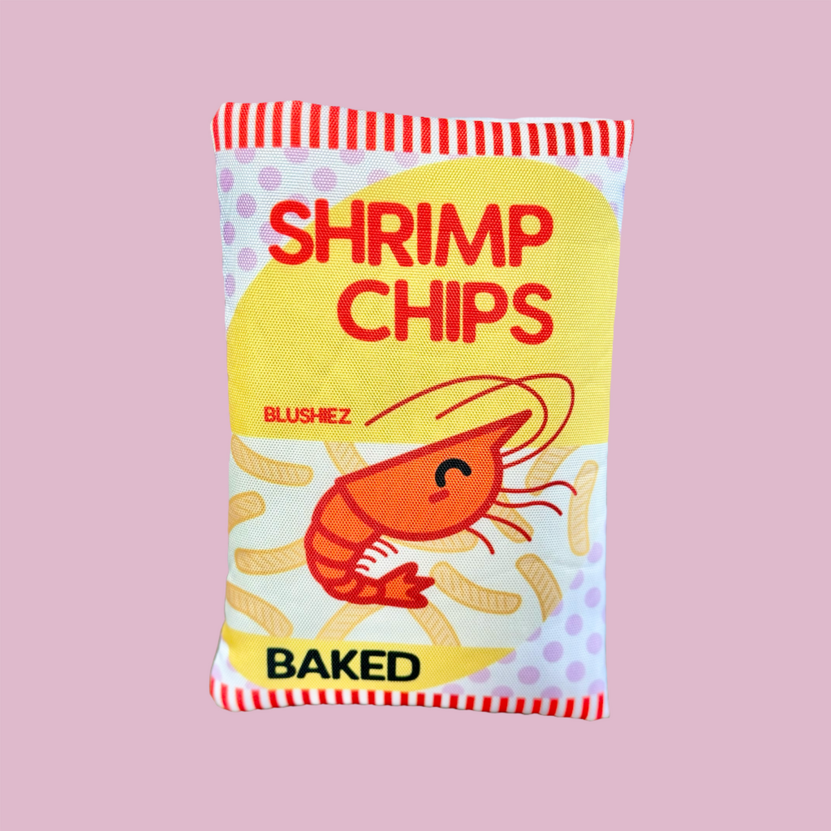 The Contraband Shrimp Chips — 2-Piece Crinkle Toy