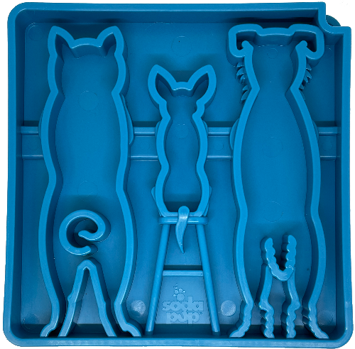 Waiting Dogs eTray Shallow Slow Feeder Bowl