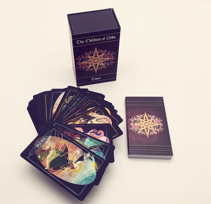 Children of Litha — Black Tarot & Book Set
