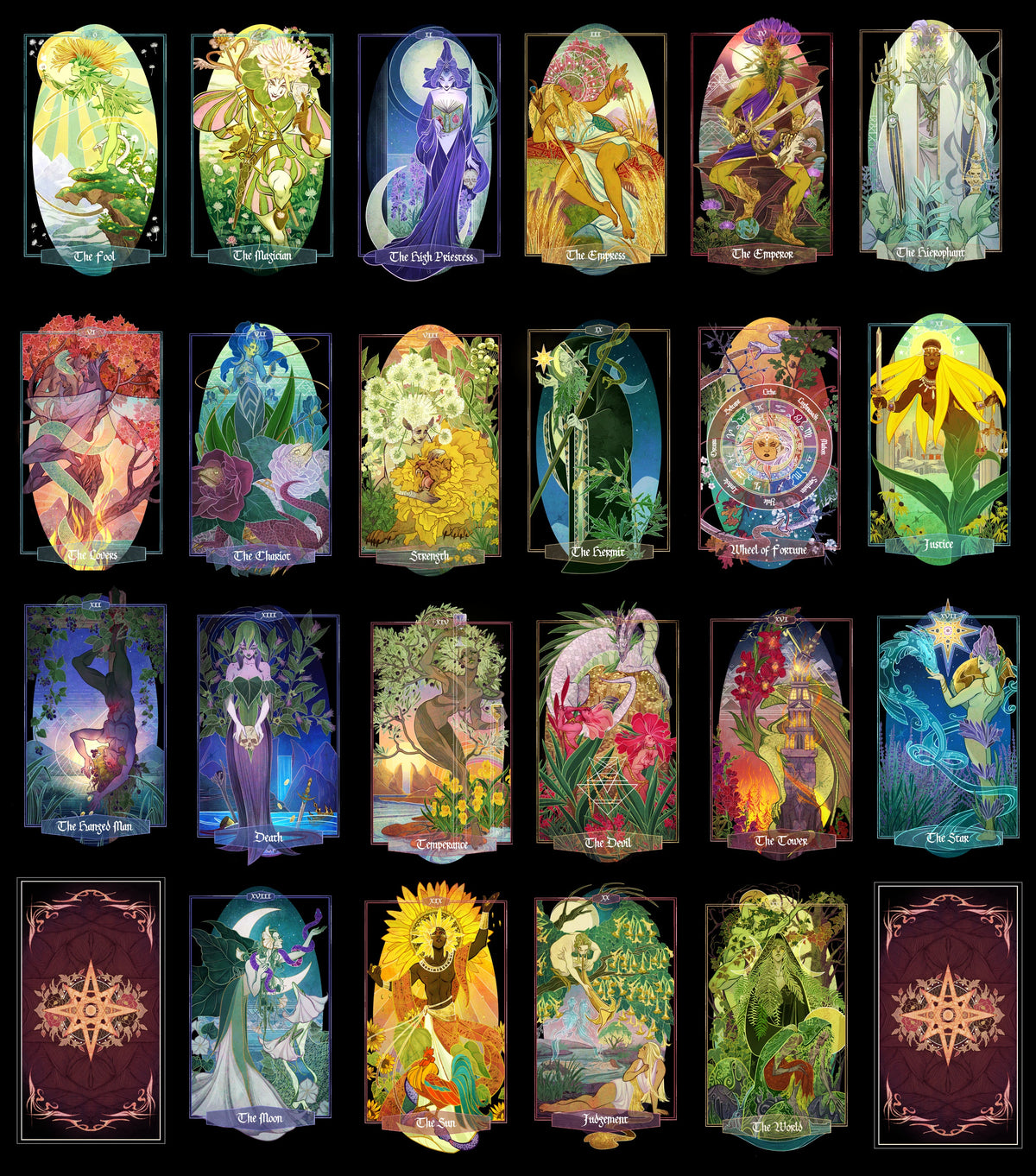 Children of Ostara — Limited Gold Tarot & Book Set