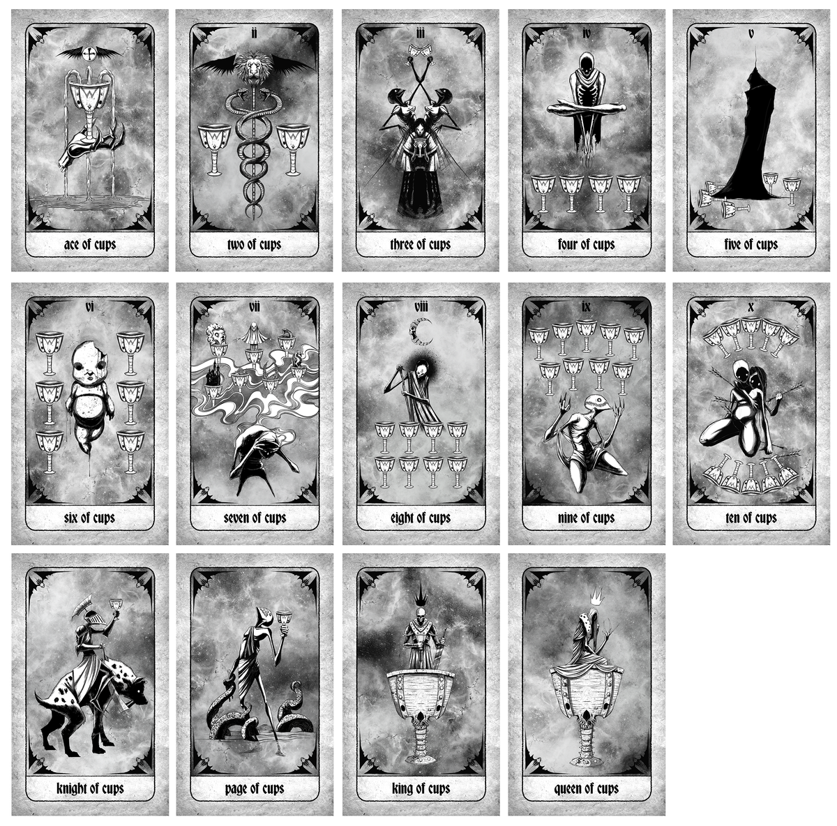 The Blackened Arcana — Shawn Coss Tarot Deck
