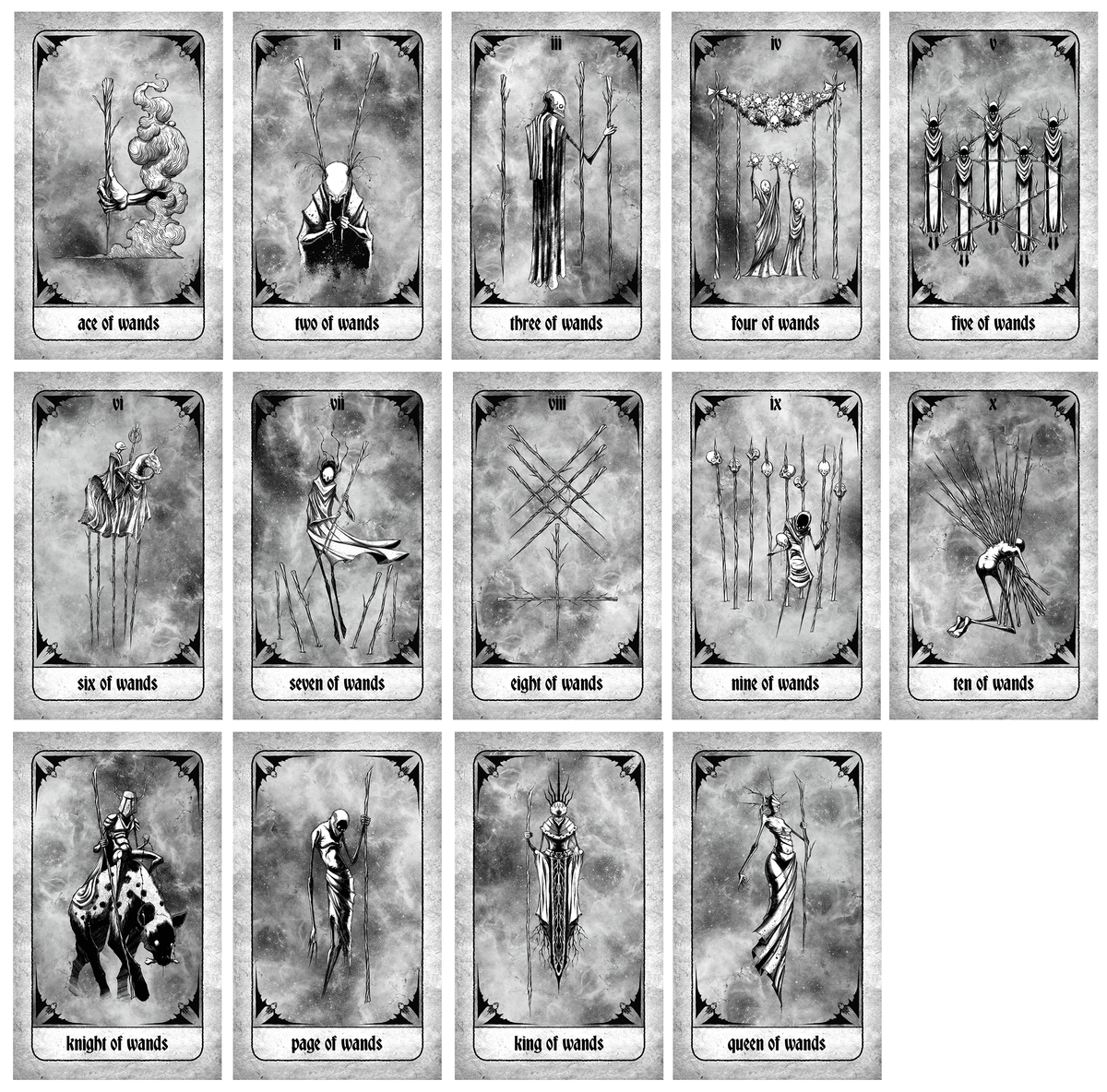 The Blackened Arcana — Shawn Coss Tarot Deck