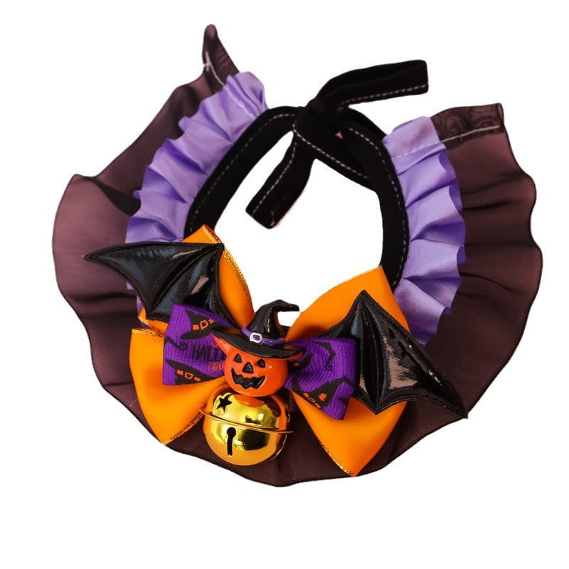 Bat Wing Ruffle Pet Collar