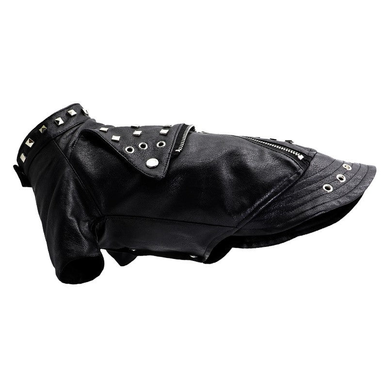 The Midnight Rebel — Studded Dog Jacket